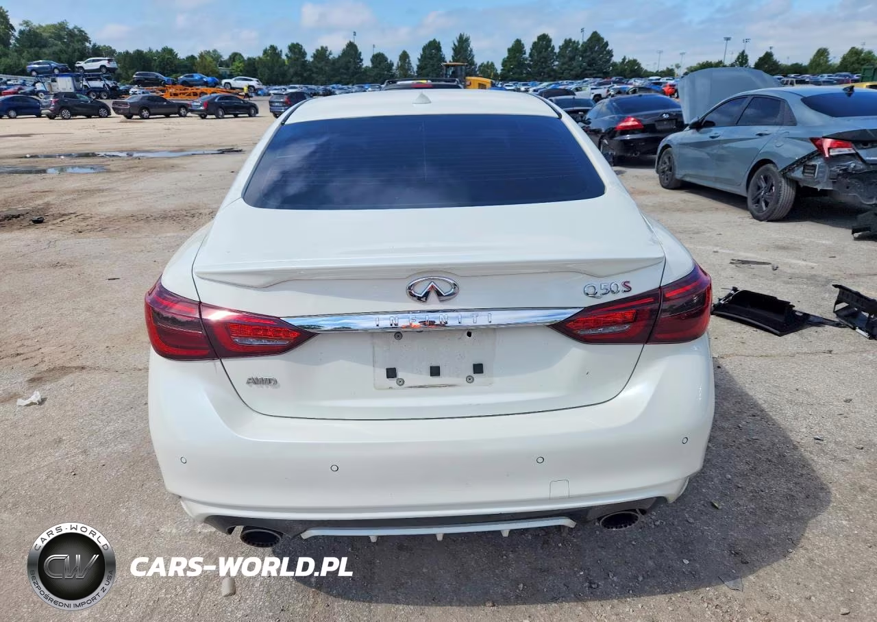 2019 Infiniti Q50 Red Sport 400 VIN:JN1FV7AR0KM801043 - 6