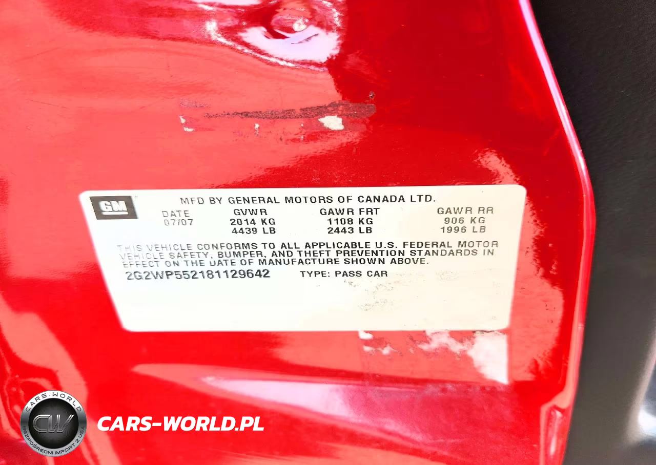 2008 Pontiac Grand Prix VIN:2G2WP552181129642 - 12