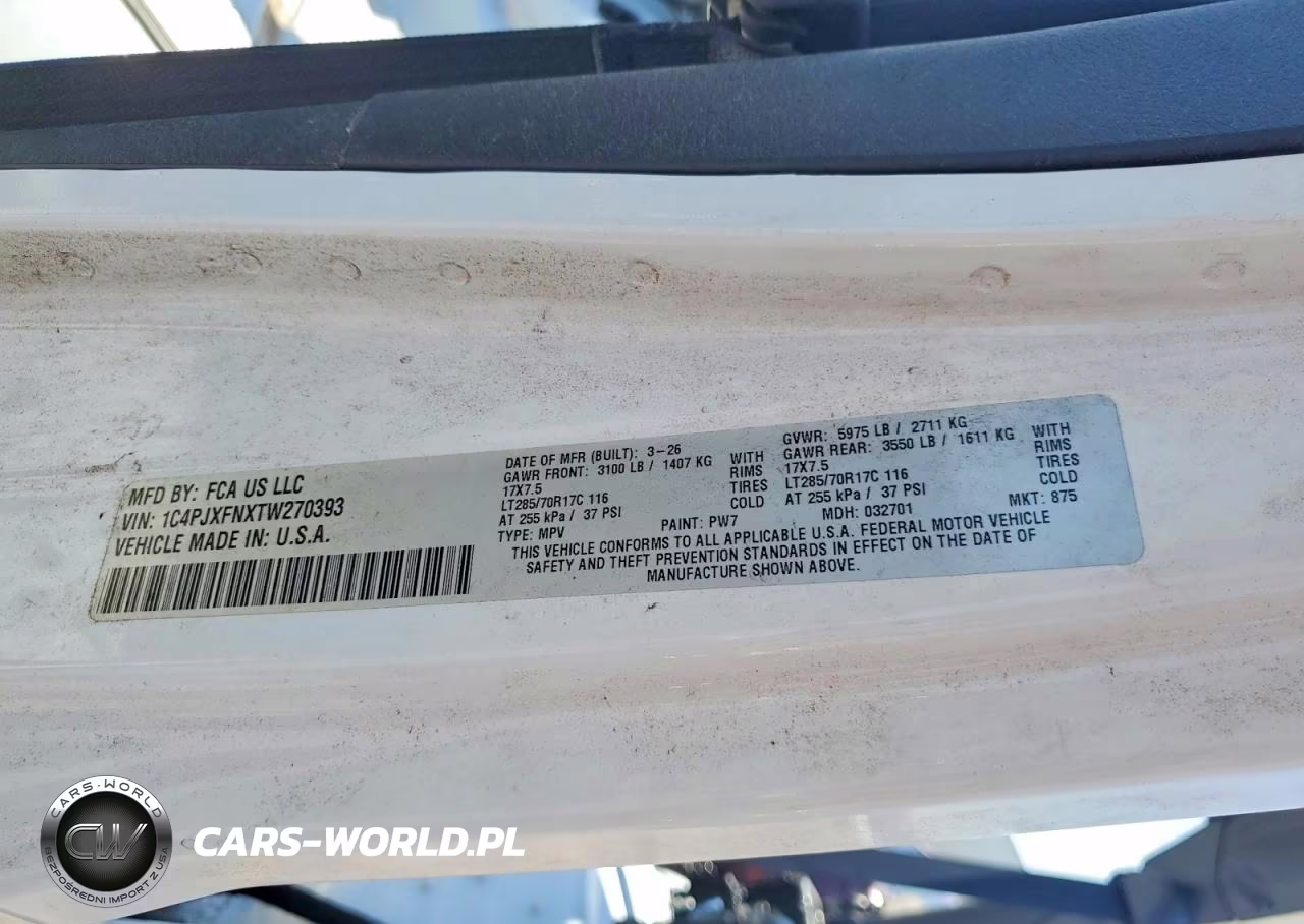 2026 Jeep Wrangler Rubicon VIN:1C4PJXFNXTW270393 - 12