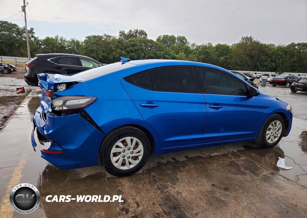 2017 Hyundai Elantra Se VIN:KMHD74LF6HU125914 - 3