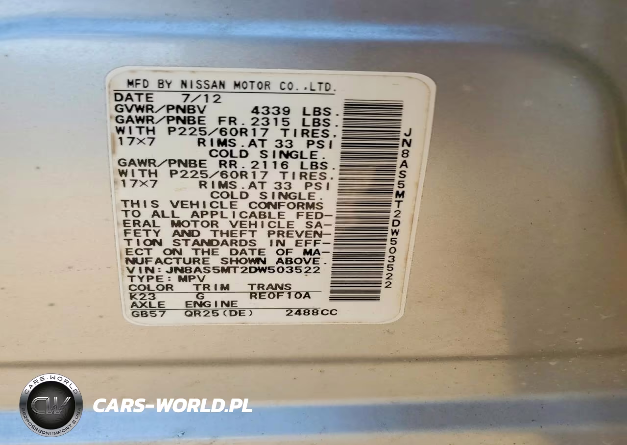 2013 Nissan Rogue S VIN:JN8AS5MT2DW503522 - 13