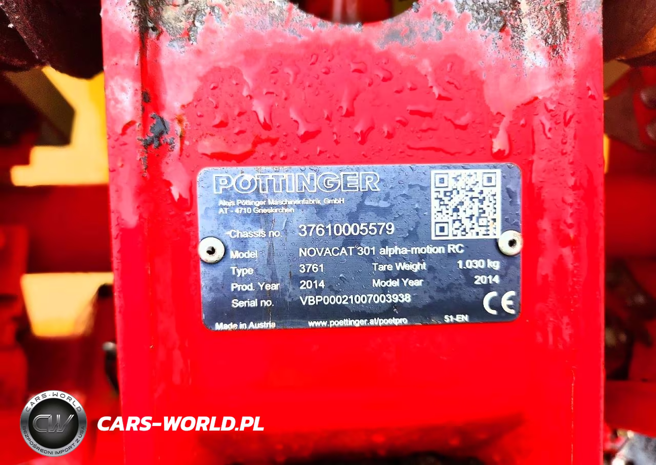 2014 Pottinger Novacat 301 VIN:VBP00021007003938 - 10