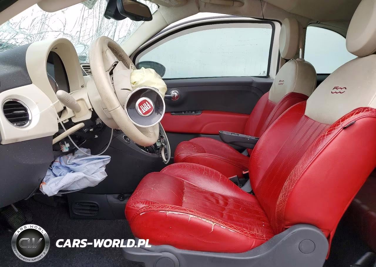 2012 Fiat 500 Lounge VIN:3C3CFFER3CT386169 - 7