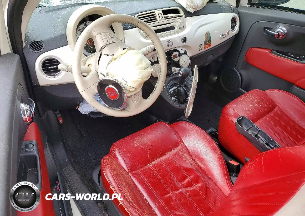 2012 Fiat 500 Lounge VIN:3C3CFFER3CT386169 - 8