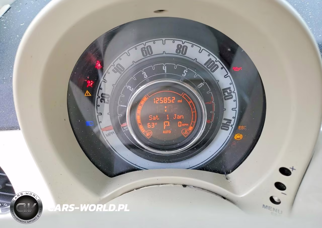 2012 Fiat 500 Lounge VIN:3C3CFFER3CT386169 - 9