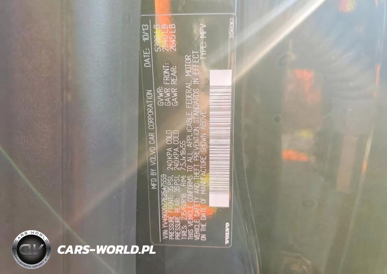 2014 Volvo Xc60 T6 VIN:YV4902DZ7E2547559 - 13