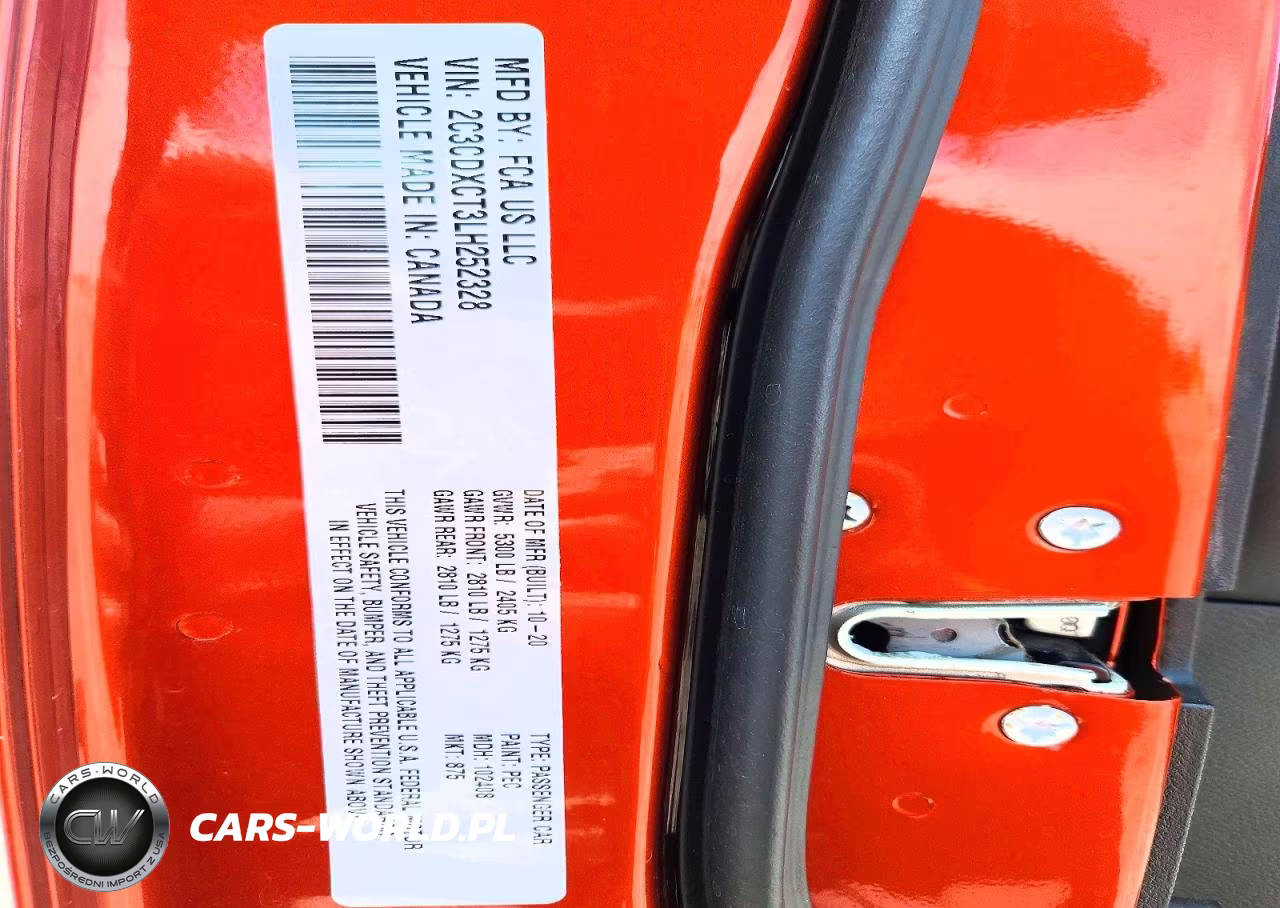 2020 Dodge Charger R-T VIN:2C3CDXCT3LH252328 - 13