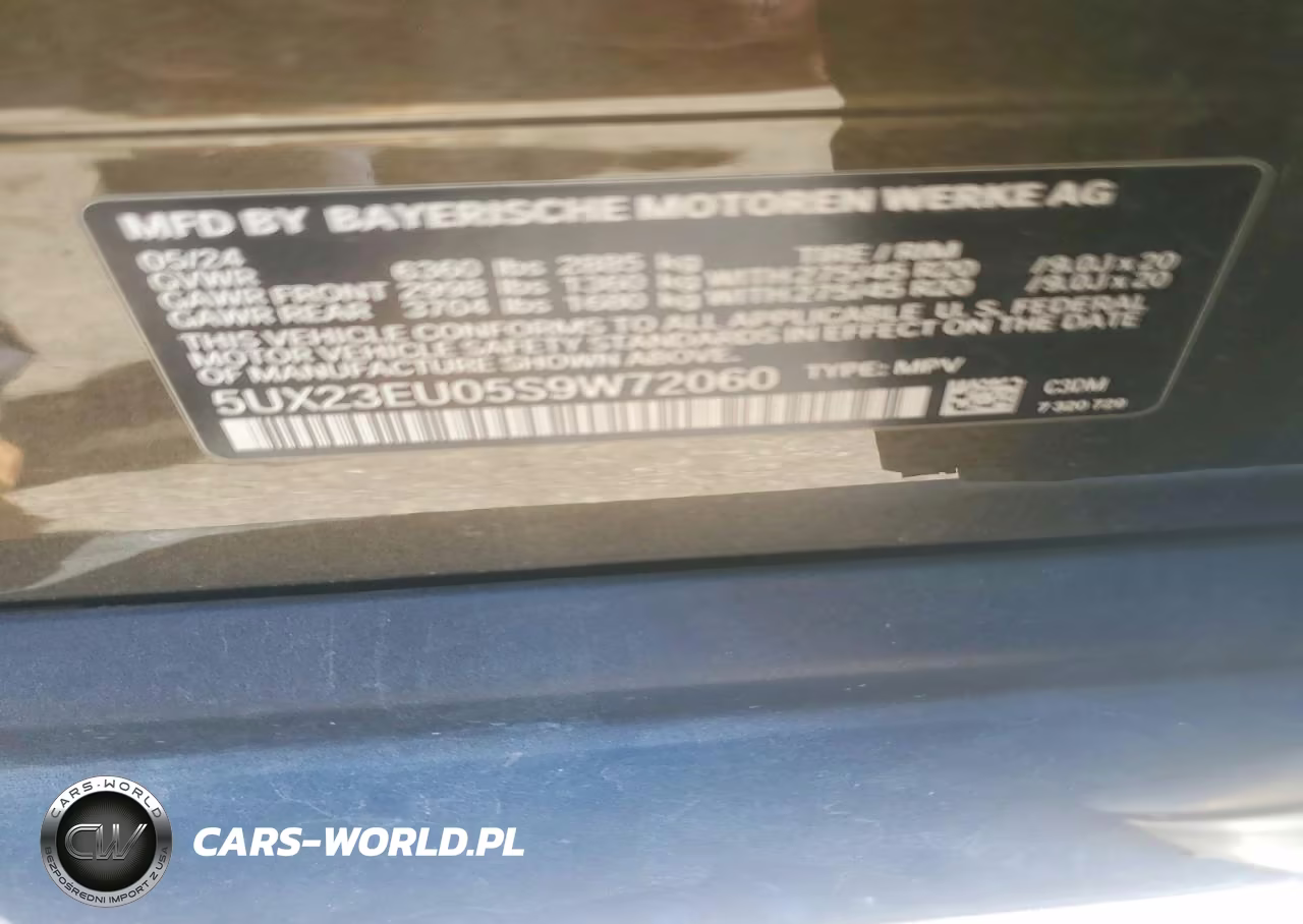2025 BMW X5 xDrive40I VIN:5UX23EU05S9W72060 - 13