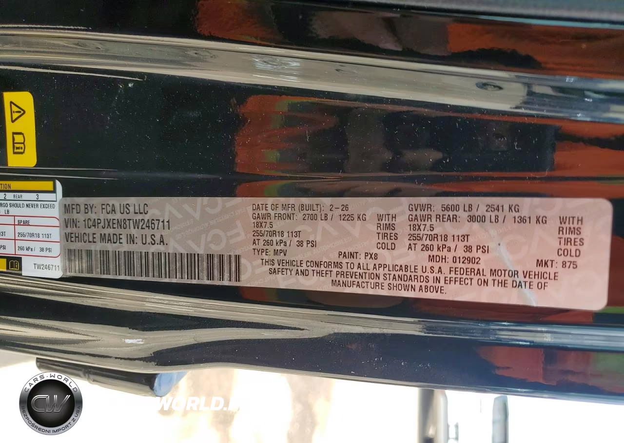 2026 Jeep Wrangler Sahara VIN:1C4PJXEN8TW246711 - 12