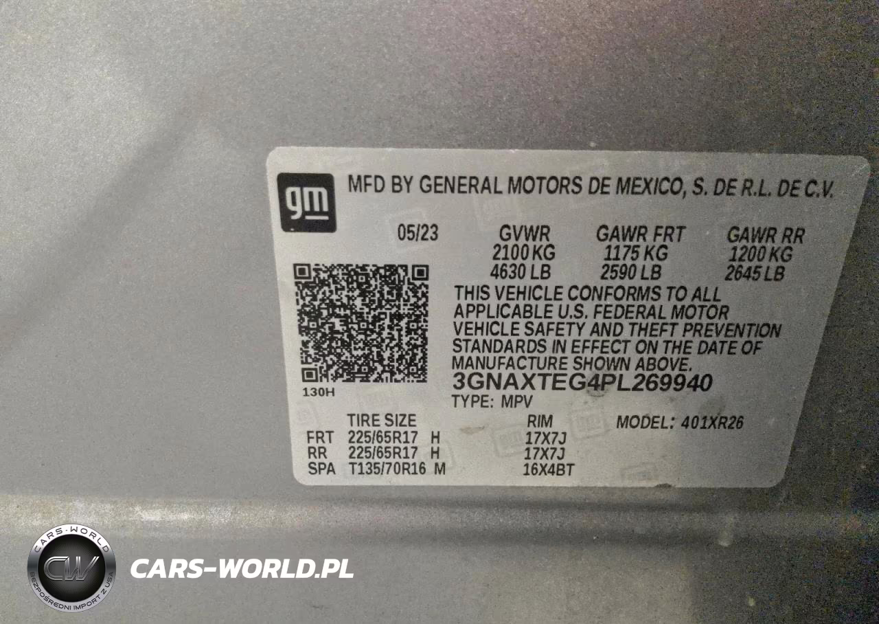 2023 Chevrolet Equinox Lt VIN:3GNAXTEG4PL269940 - 13