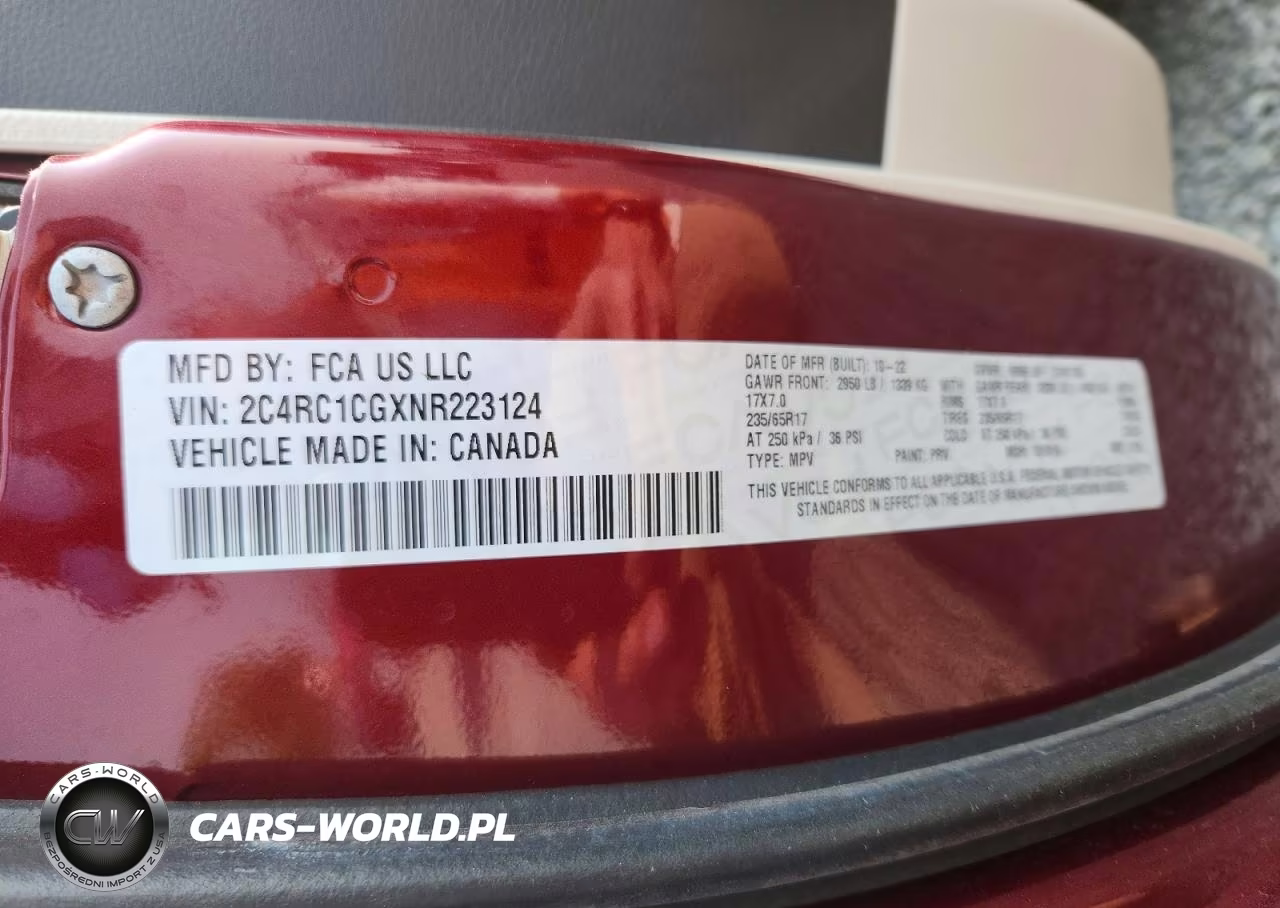 2022 Chrysler Voyager Lx VIN:2C4RC1CGXNR223124 - 13