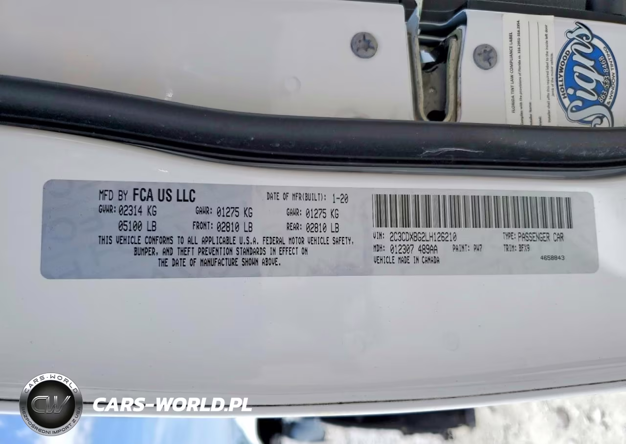 2020 Dodge Charger Sxt VIN:2C3CDXBG2LH126210 - 13