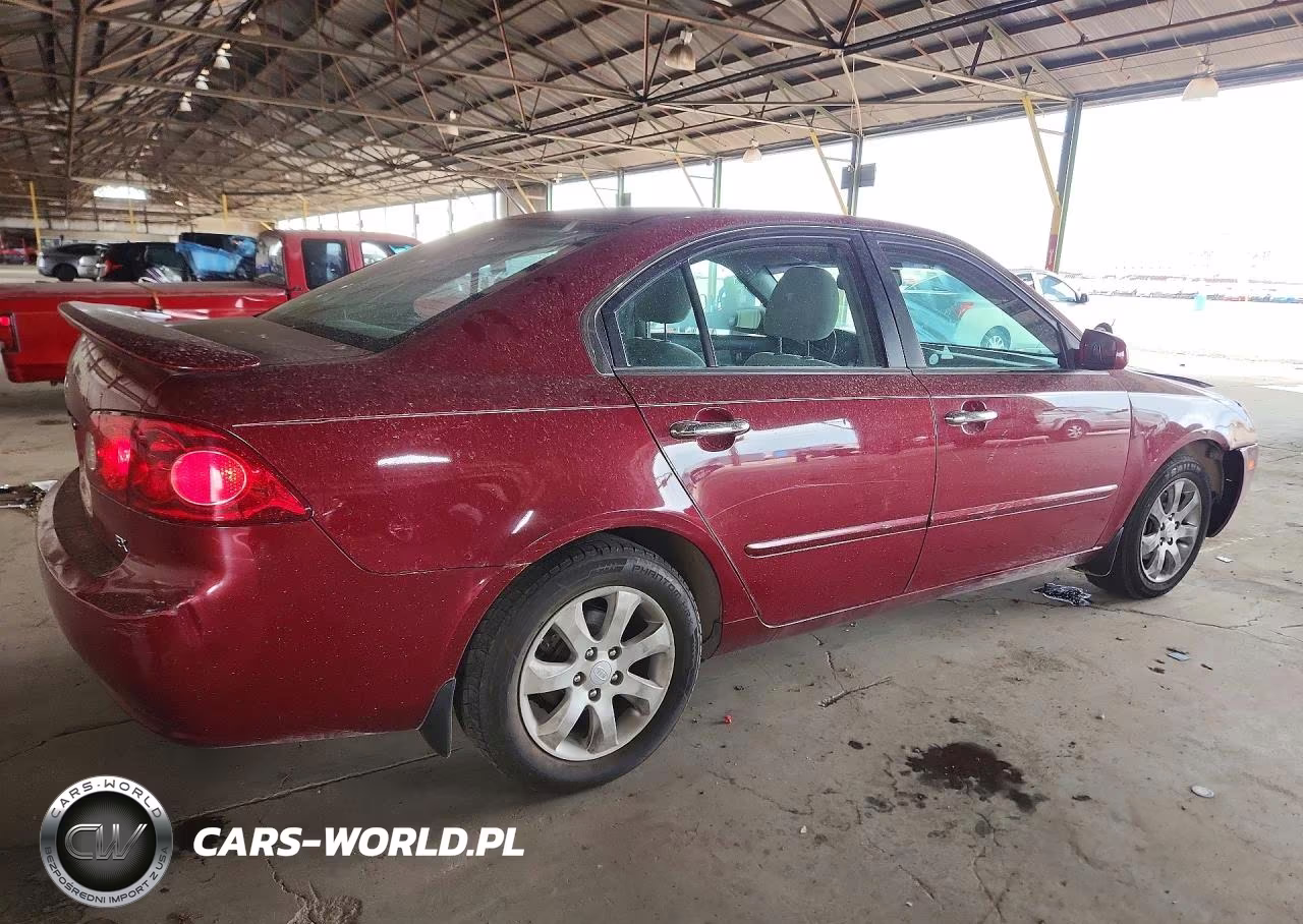 2007 Kia Optima Lx VIN:KNAGE123775113841 - 3