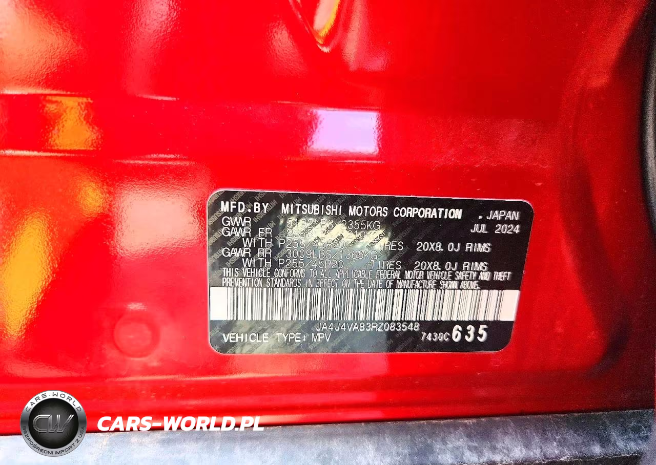 2024 Mitsubishi Outlander Se VIN:JA4J4VA83RZ083548 - 13