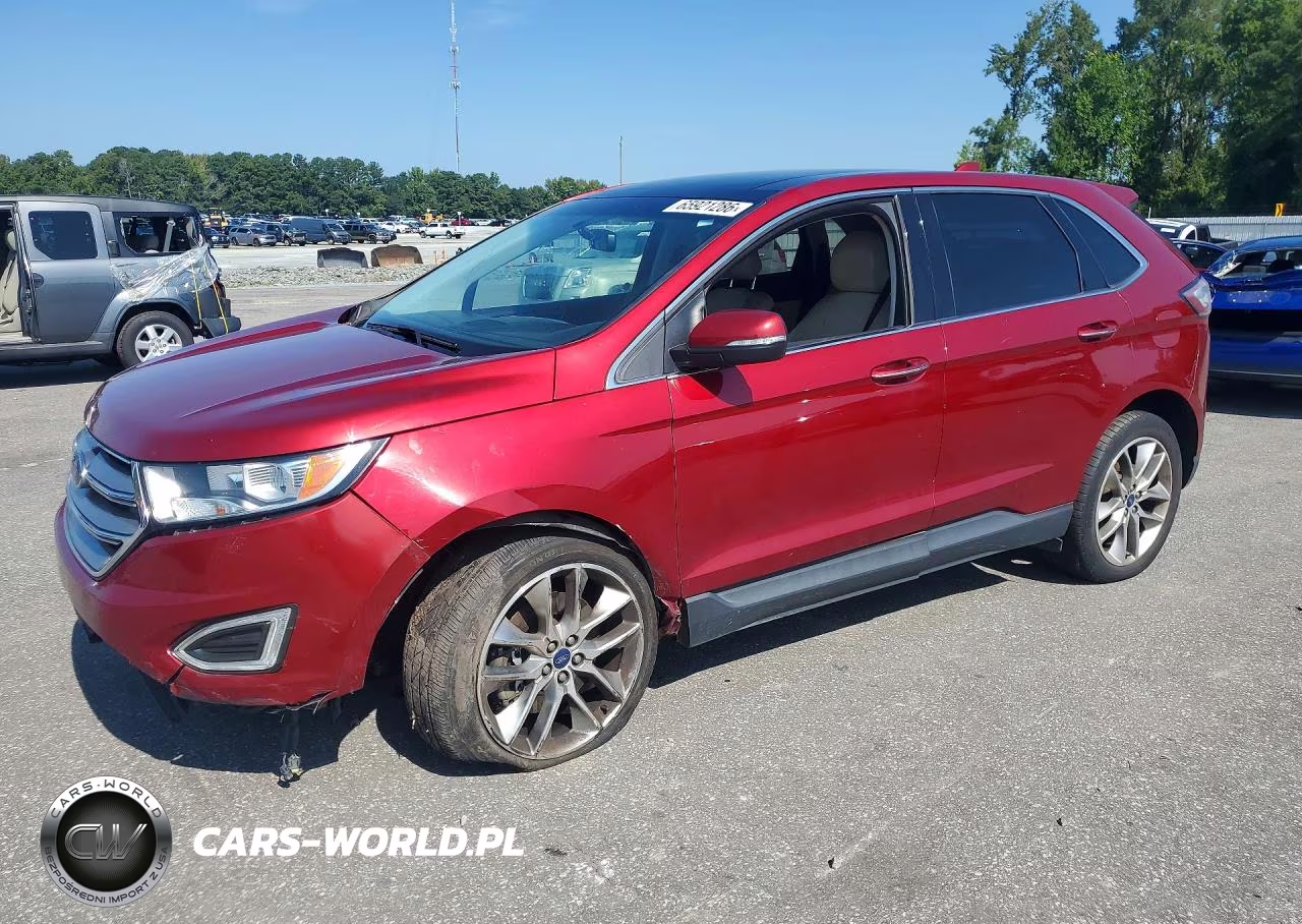 2018 Ford Edge Titanium VIN:2FMPK3K8XJBB70357 - 1