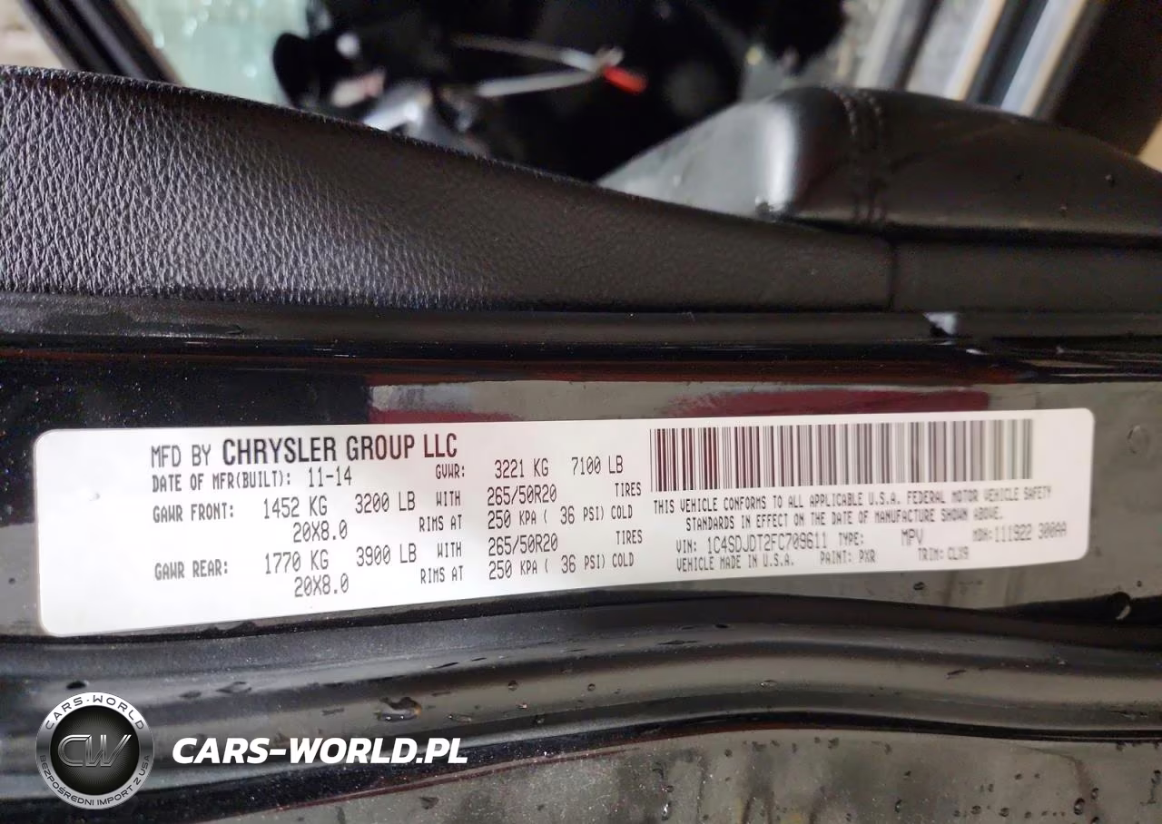 2015 Dodge Durango Limited VIN:1C4SDJDT2FC709611 - 14