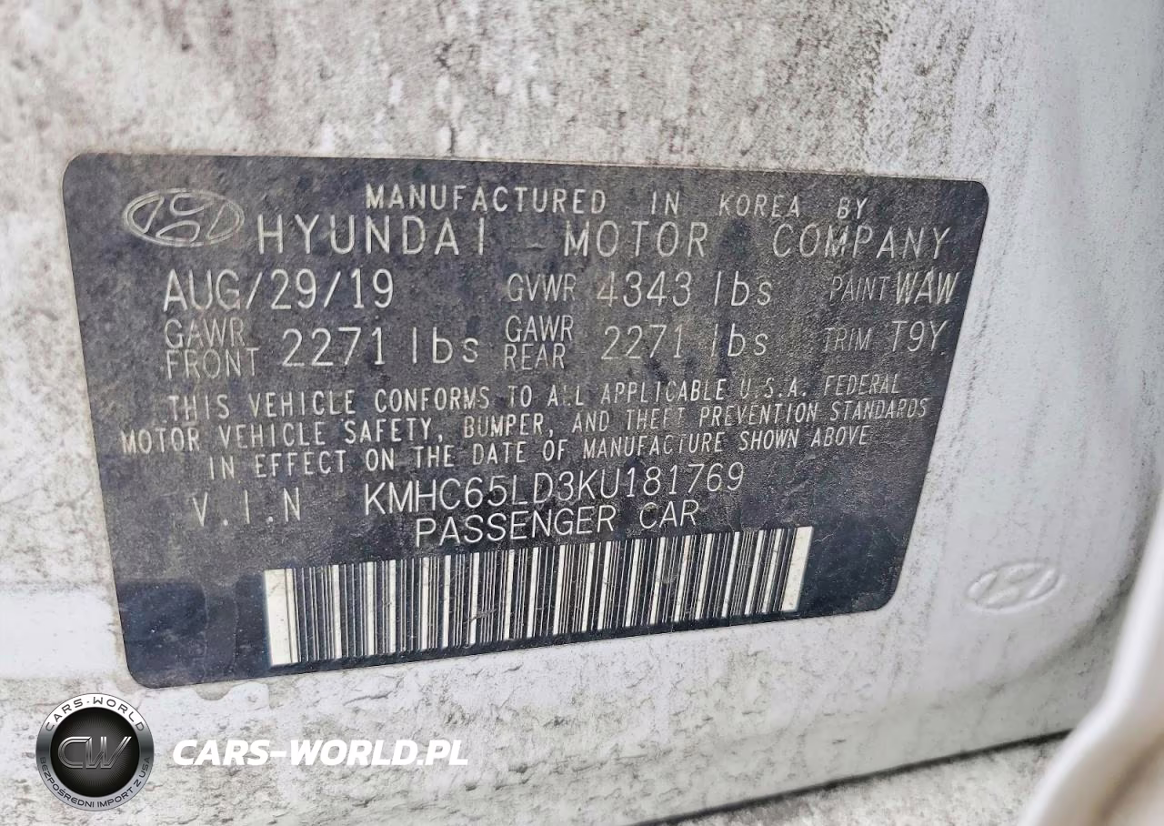 2019 Hyundai Ioniq Plug-In Hybrid Base VIN:KMHC65LD3KU181769 - 13