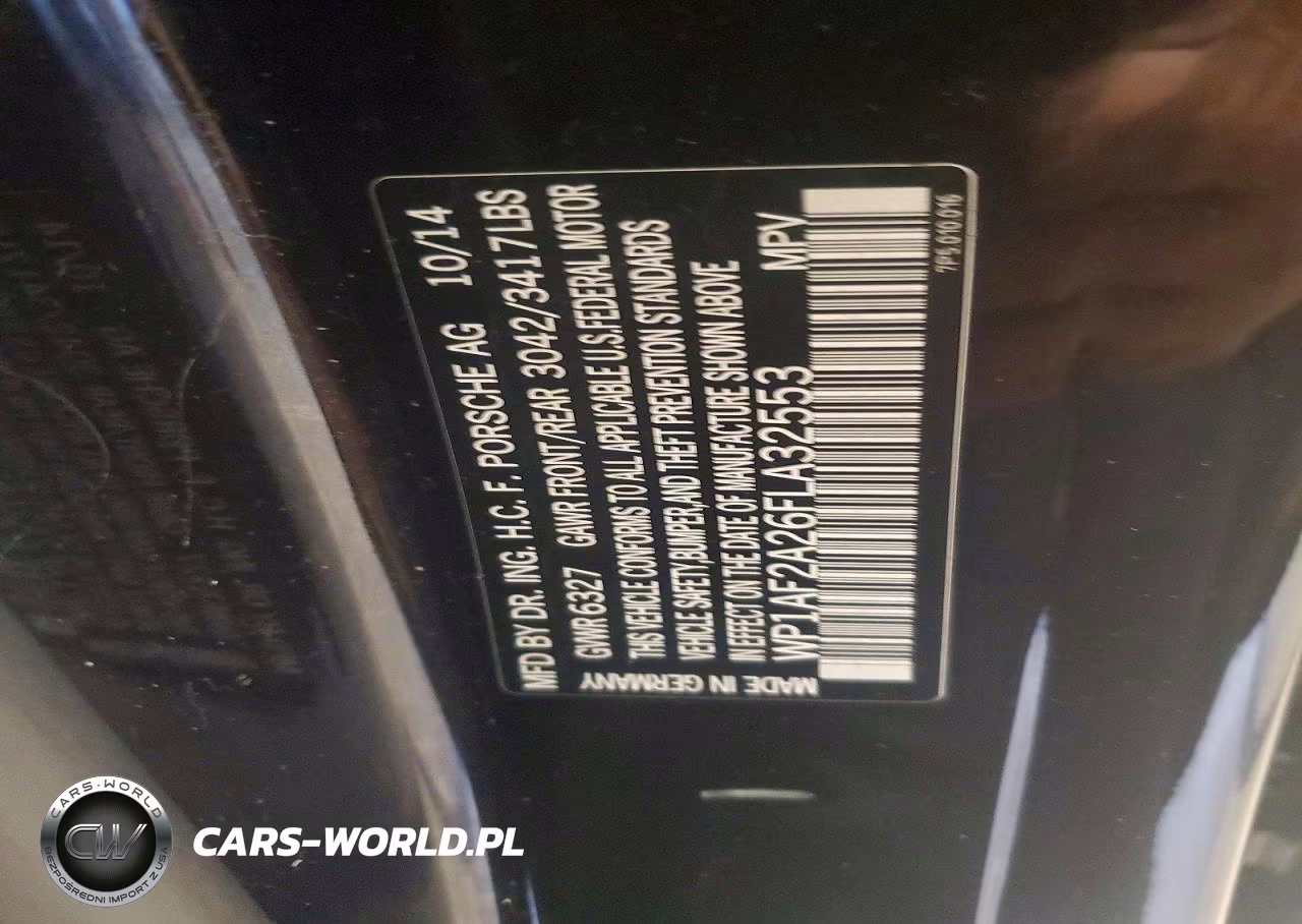 2015 Porsche Cayenne VIN:WP1AF2A26FLA32553 - 13