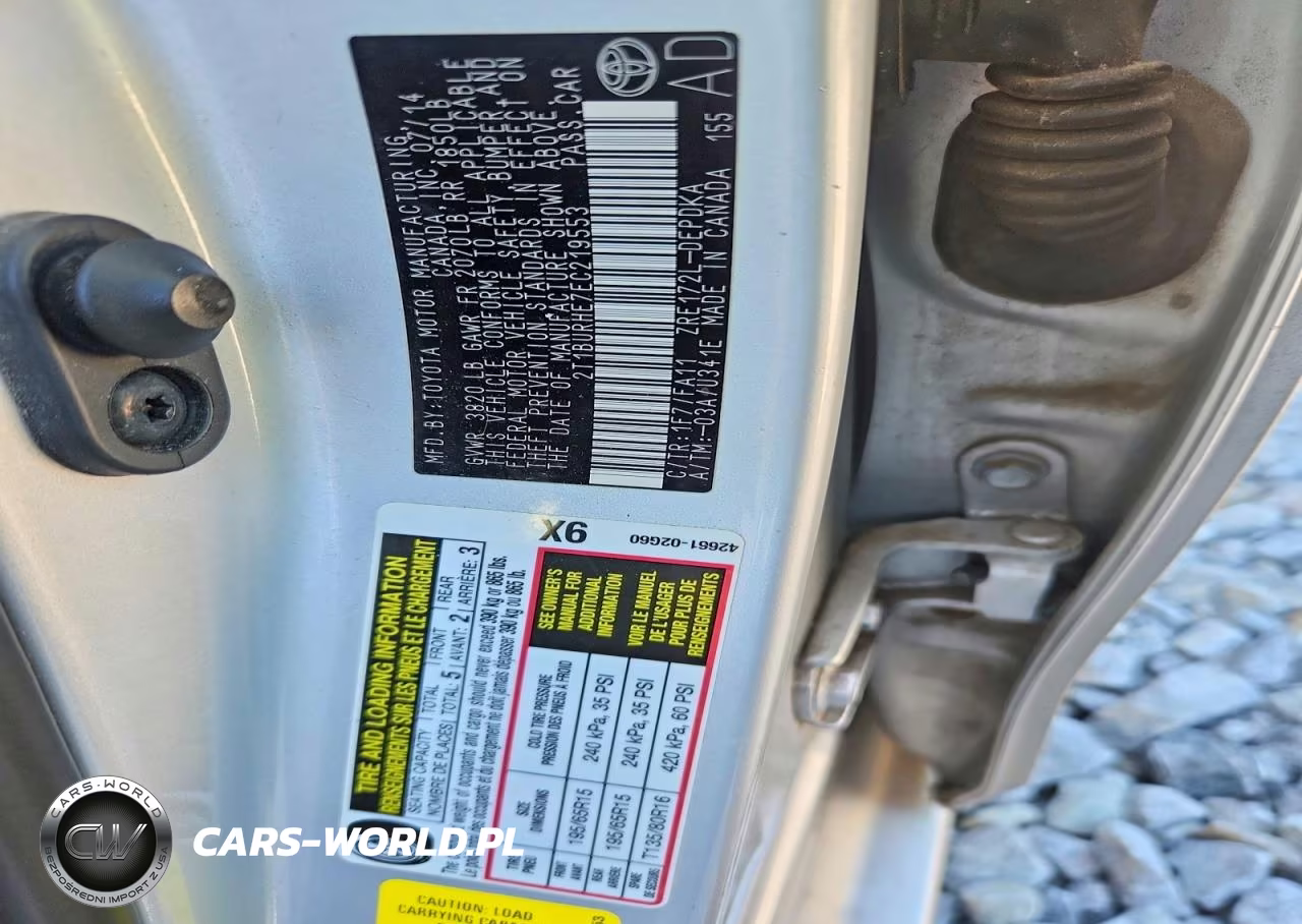 2014 Toyota Corolla L VIN:2T1BURHE7EC219553 - 12