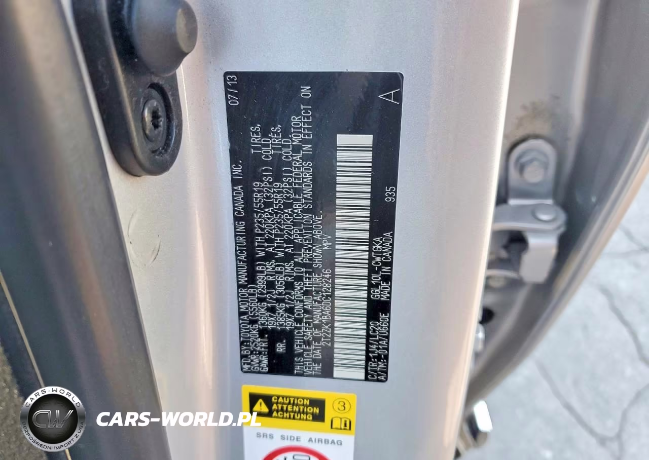 2013 Lexus Rx 350 VIN:2T2ZK1BA6DC128246 - 13