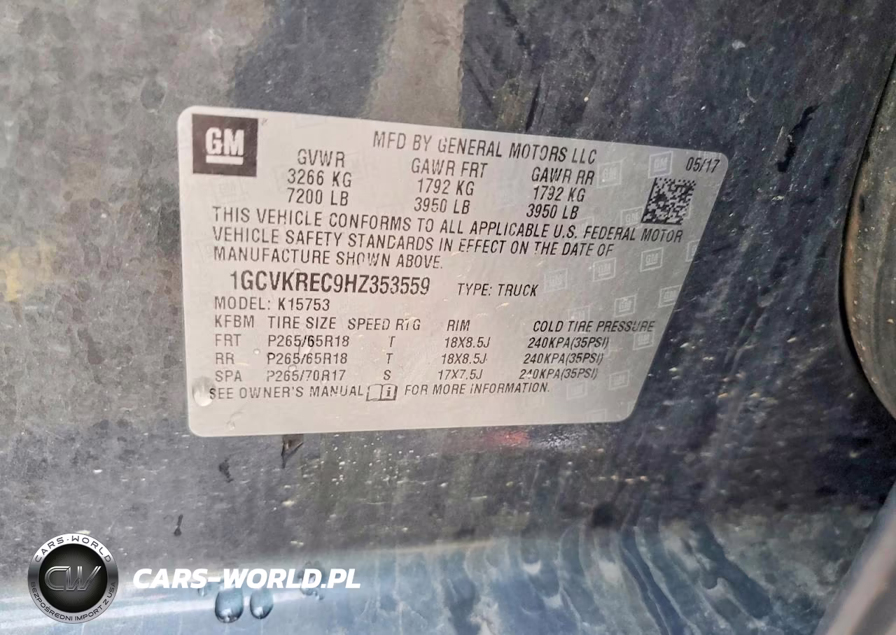 2017 Chevrolet Silverado K1500 Lt VIN:1GCVKREC9HZ353559 - 12