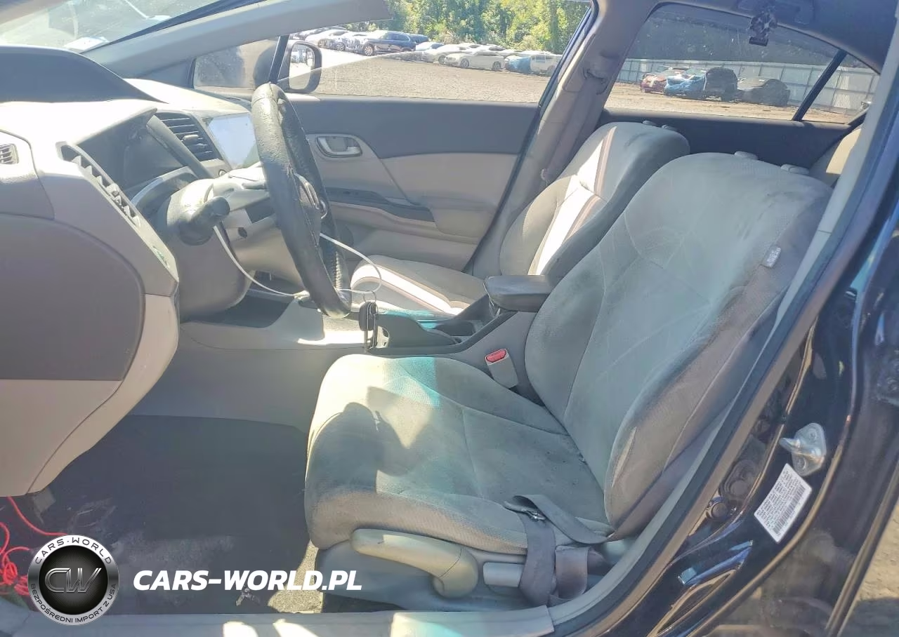 2012 Honda Civic Lx VIN:19XFB2F51CE016710 - 7
