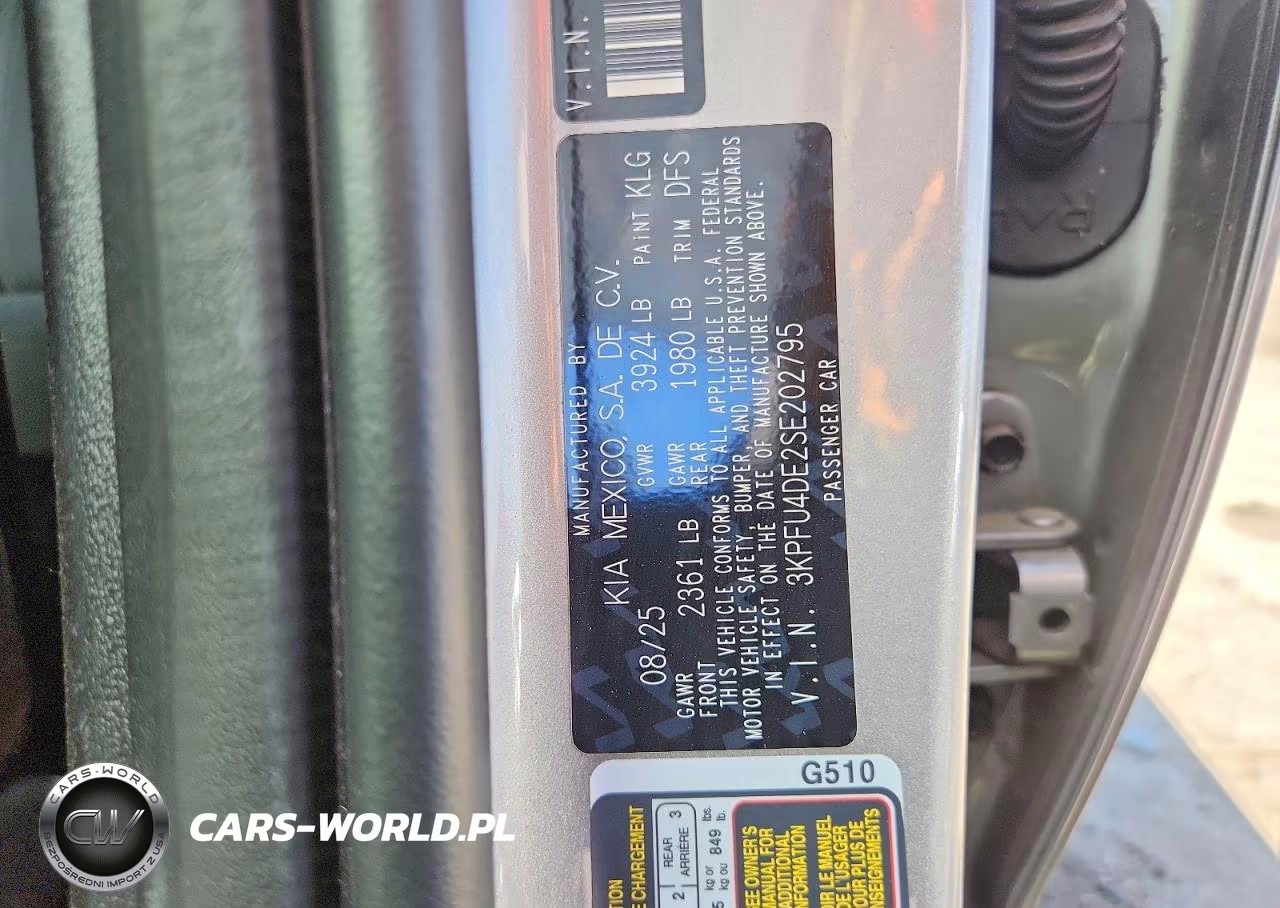 2025 Kia K4 Ex VIN:3KPFU4DE2SE202795 - 12