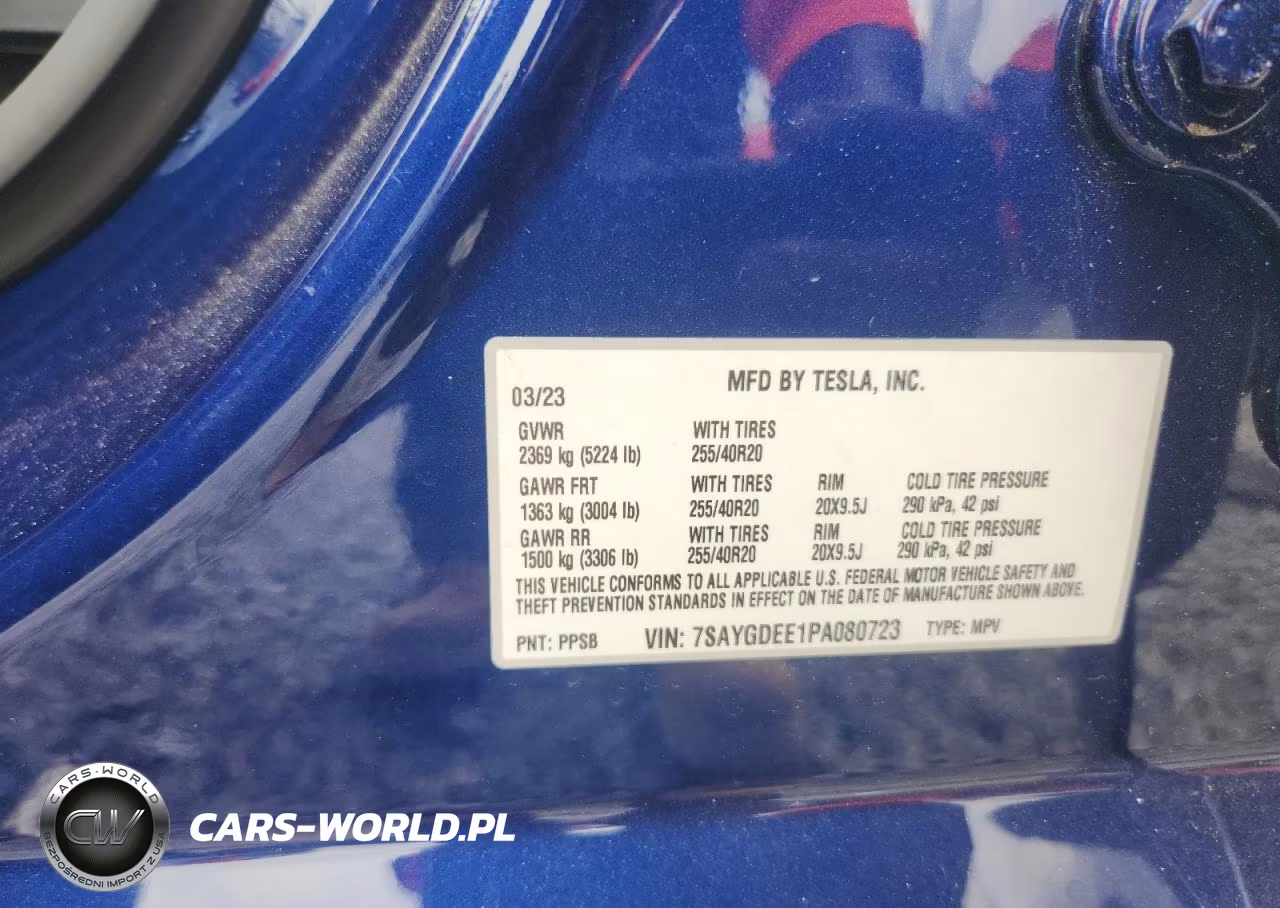 2023 Tesla Model Y VIN:7SAYGDEE1PA080723 - 12