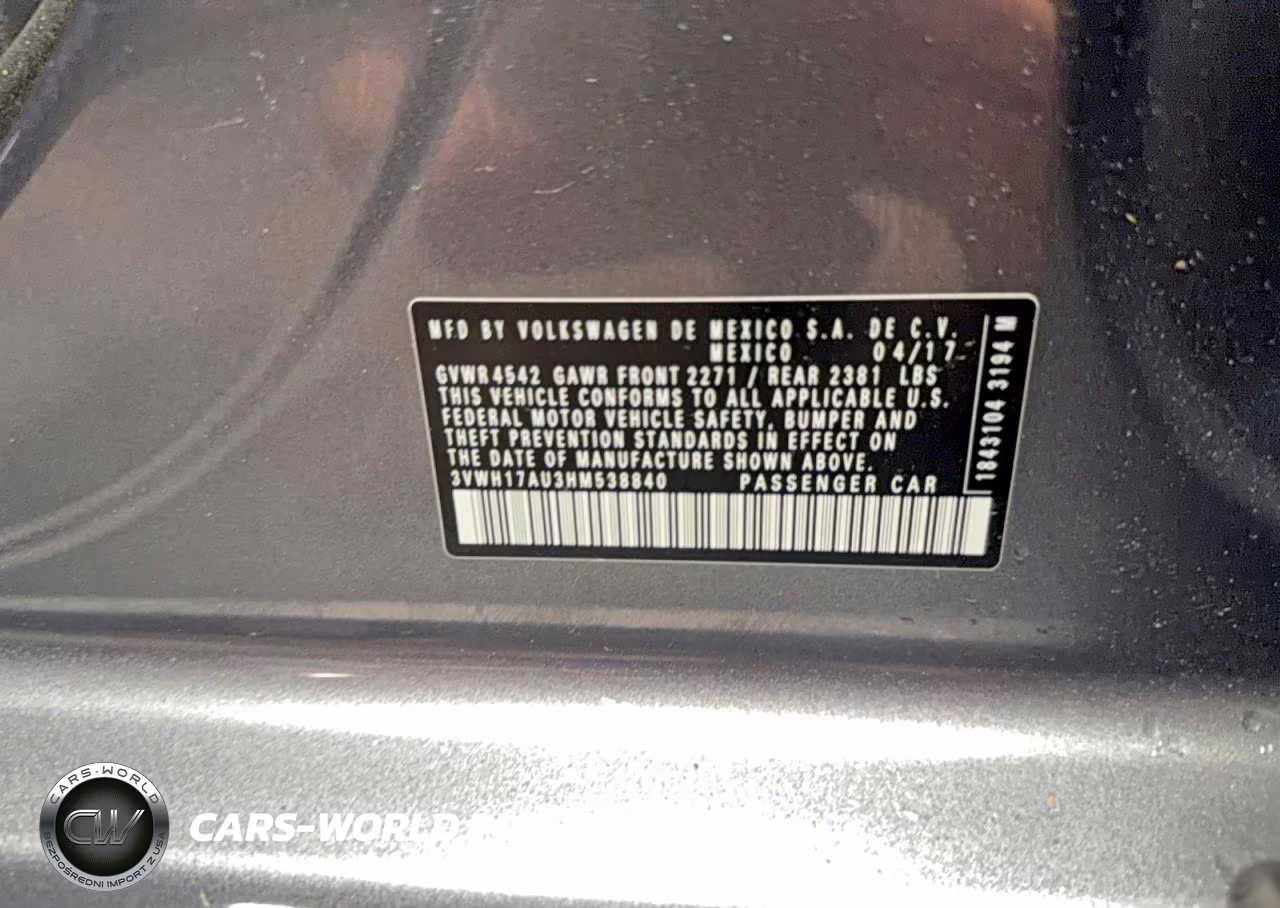 2017 Volkswagen Golf Alltrack Tsi S-Tsi Se-Tsi Sel VIN:3VWH17AU3HM538840 - 10