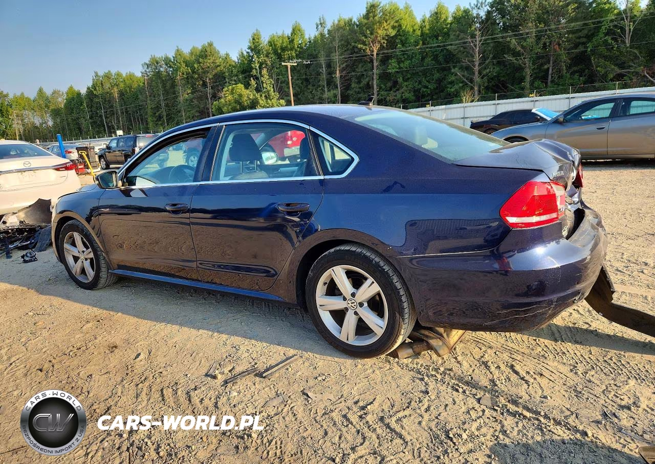 2013 Volkswagen Passat Se VIN:1VWBP7A34DC099073 - 2