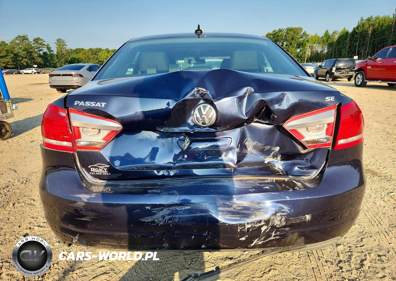 2013 Volkswagen Passat Se VIN:1VWBP7A34DC099073 - 6