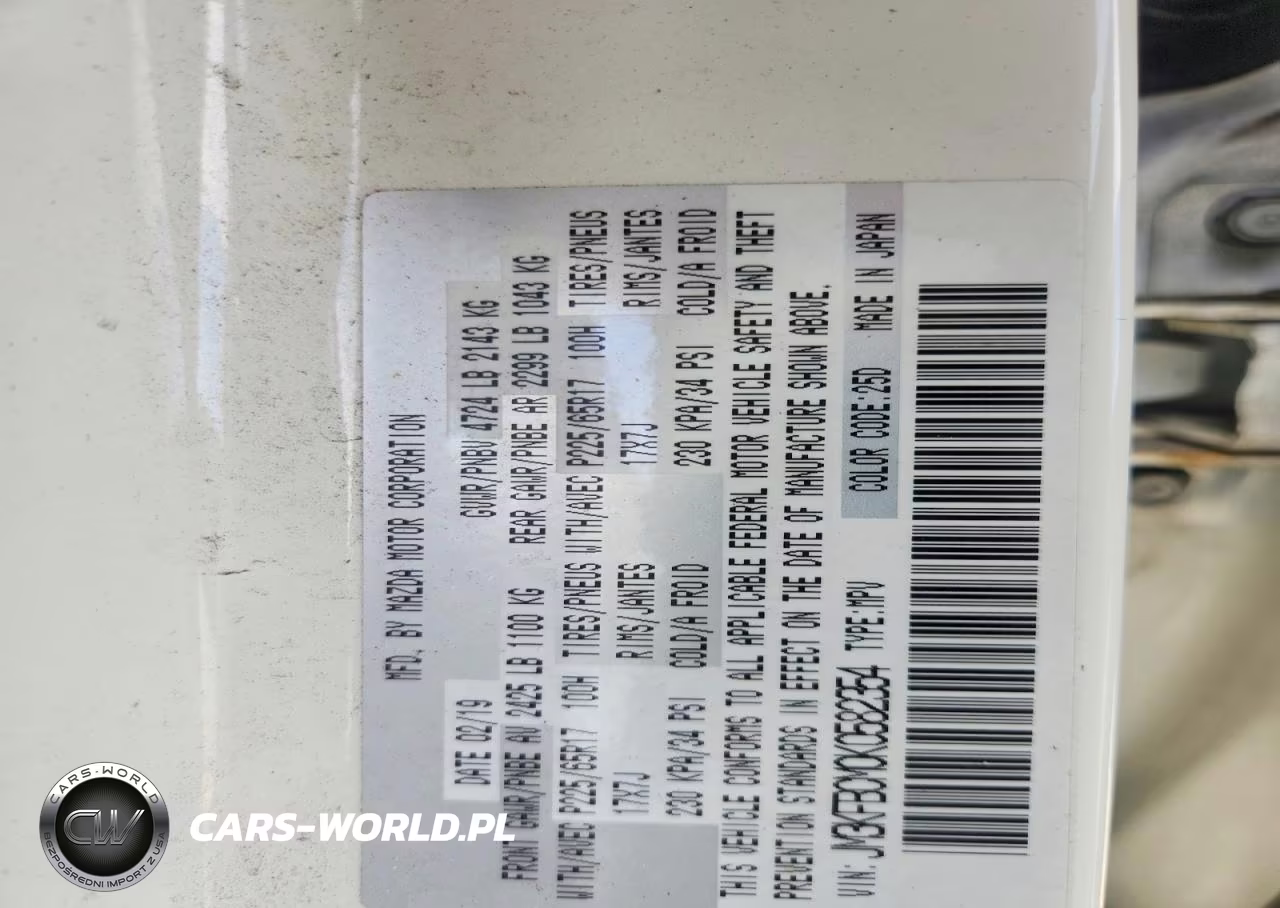 2019 Mazda Cx-5 Touring VIN:JM3KFBCM0K0582354 - 13
