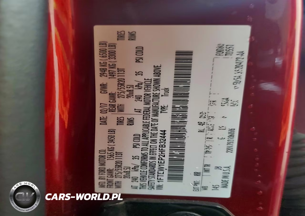 2017 Ford F150 Supercrew VIN:1FTEW1EP2HFB32444 - 12