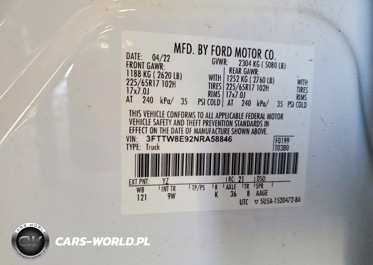 2022 Ford Maverick Xl VIN:3FTTW8E92NRA58846 - 13