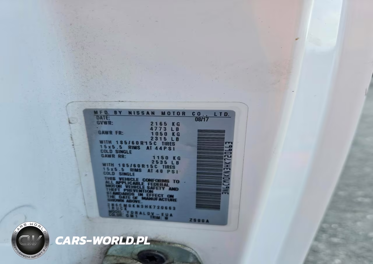 2017 Nissan Nv200 S VIN:3N6CM0KN3HK720663 - 13