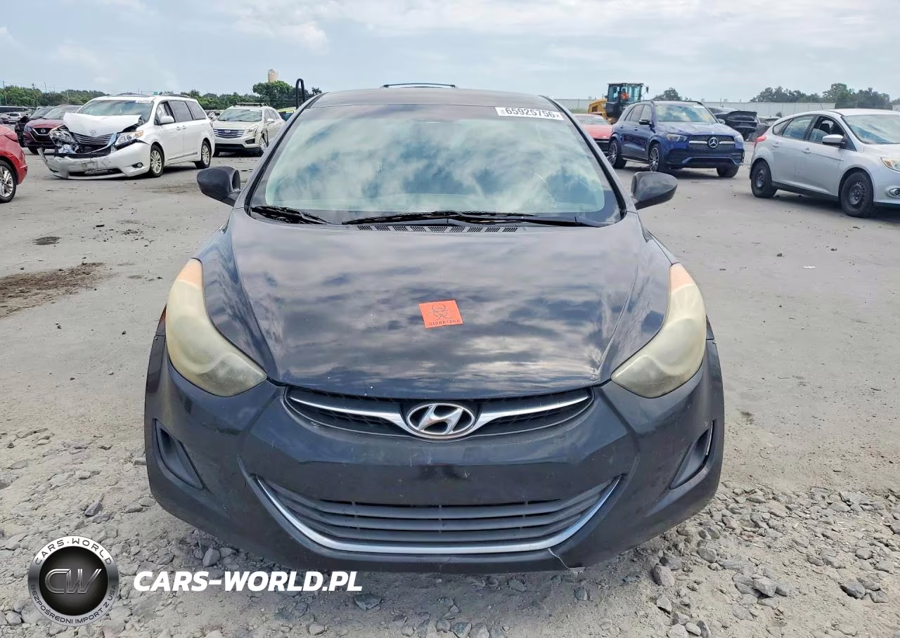 2013 Hyundai Elantra Gls VIN:5NPDH4AE9DH254312 - 5