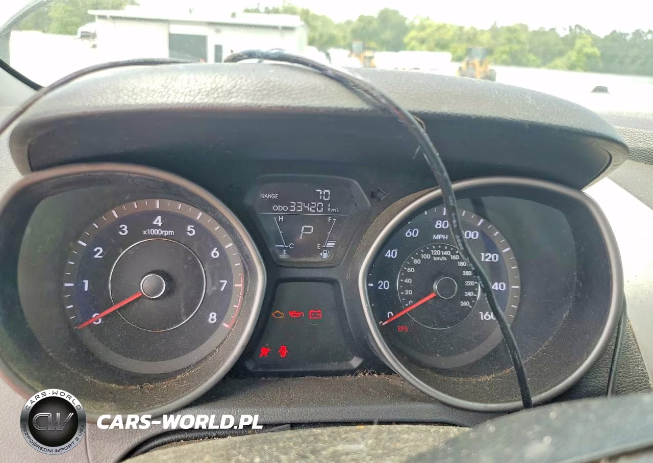 2013 Hyundai Elantra Gls VIN:5NPDH4AE9DH254312 - 9