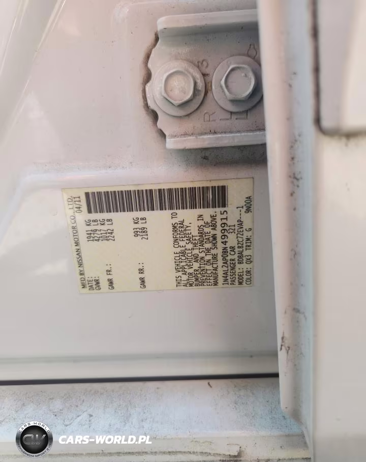 2011 Nissan Altima 2.5 VIN:1N4AL2AP0BN499915 - 13