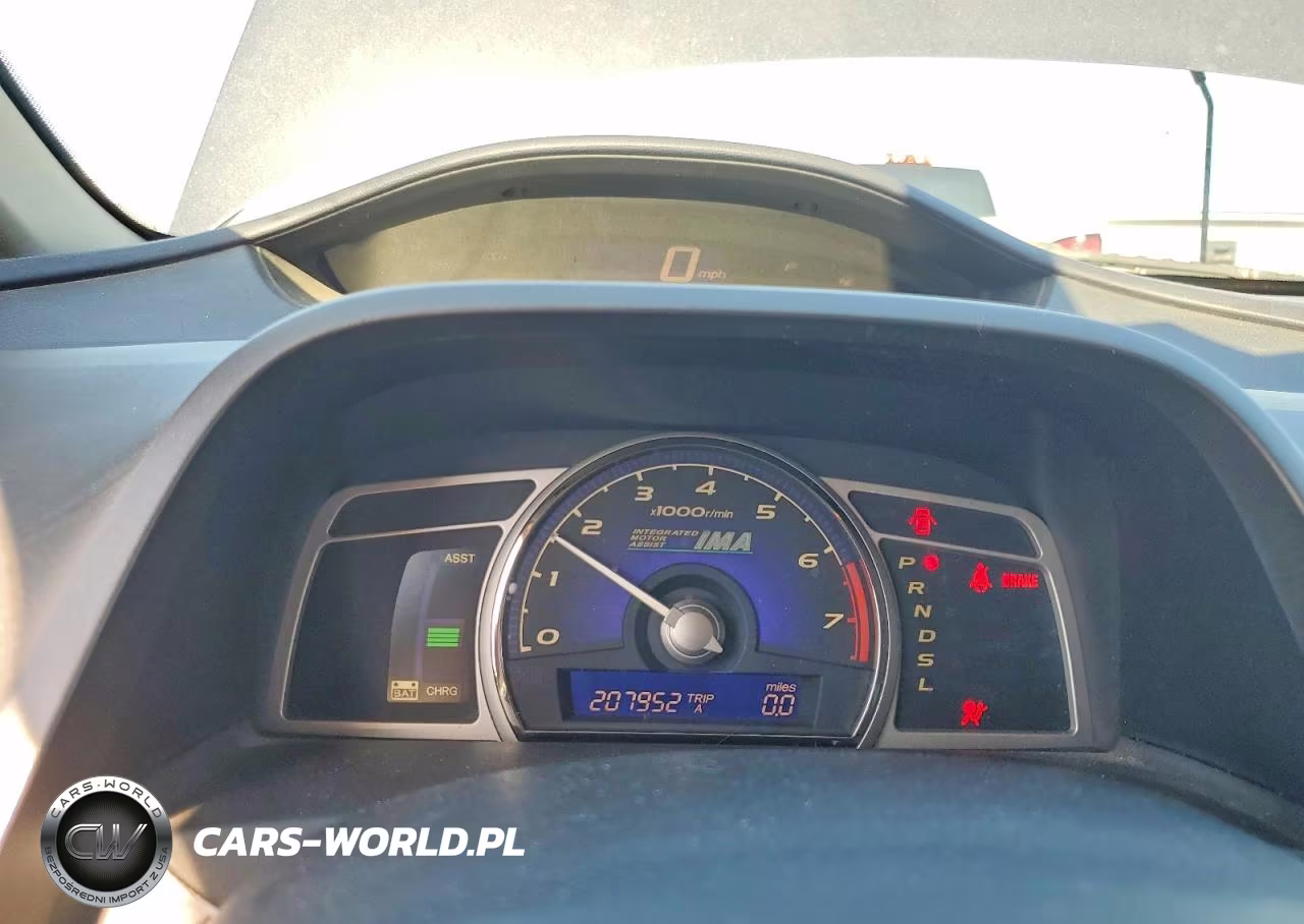 2008 Honda Civic Hybrid VIN:JHMFA36298S024152 - 9