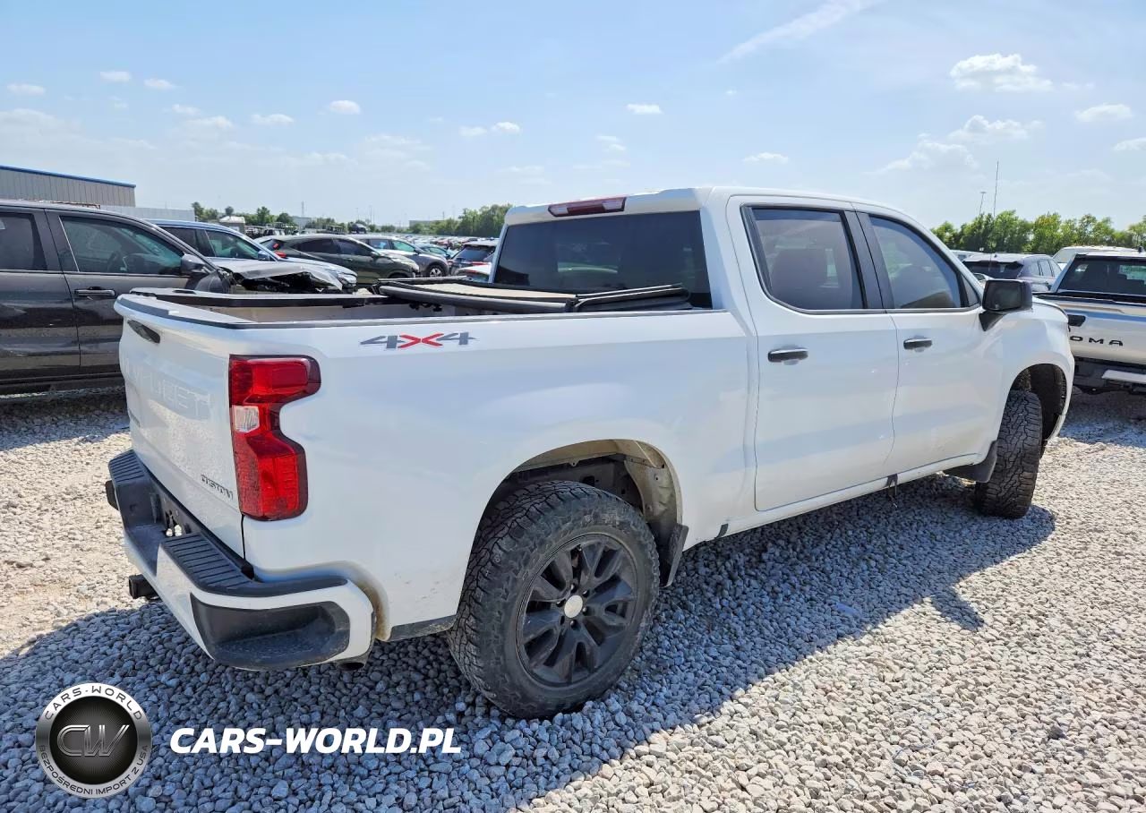 2022 Chevrolet Silverado K1500 Custom VIN:1GCPDBEK2NZ528506 - 3