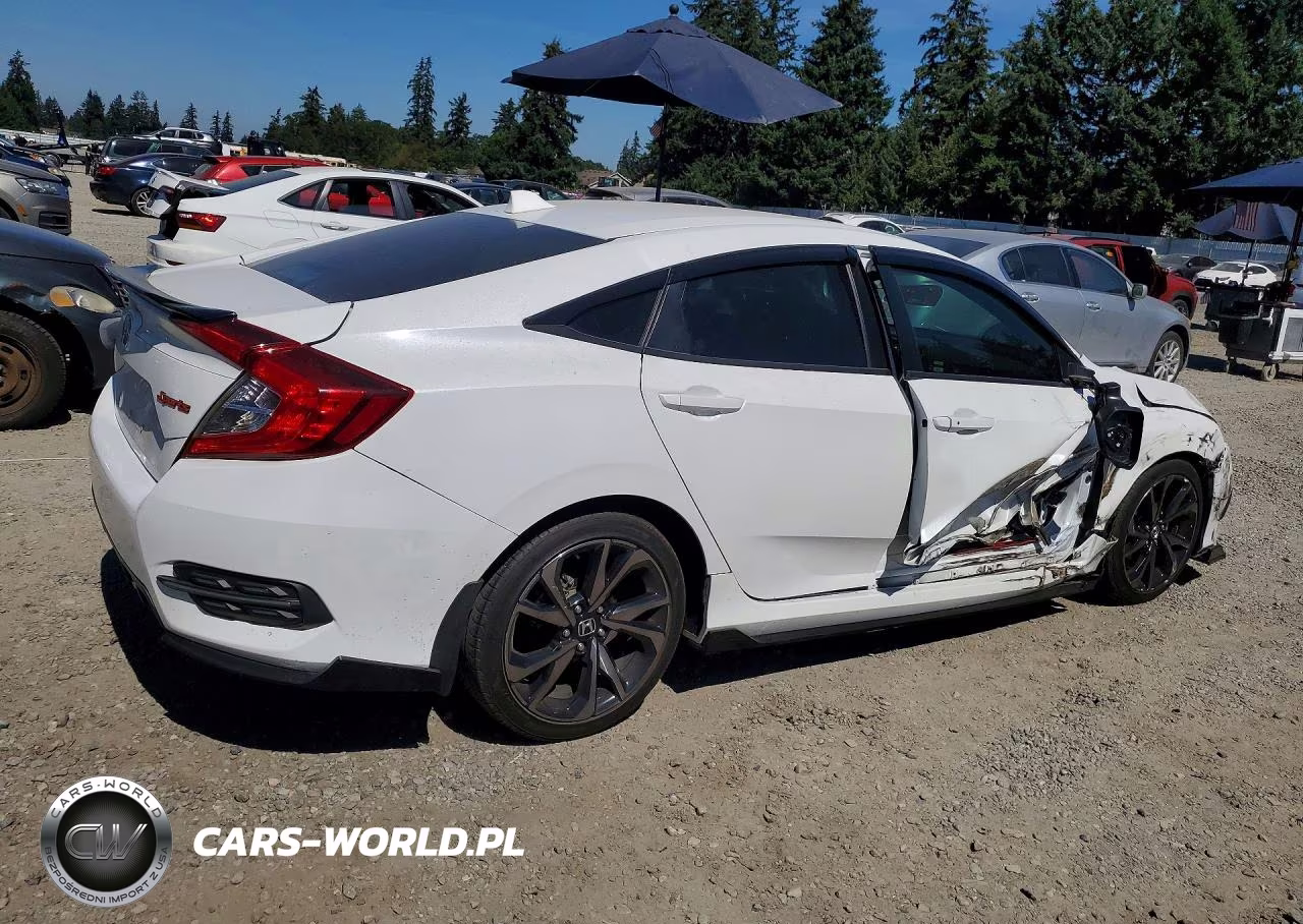2021 Honda Civic Sport VIN:2HGFC2F82MH553407 - 3