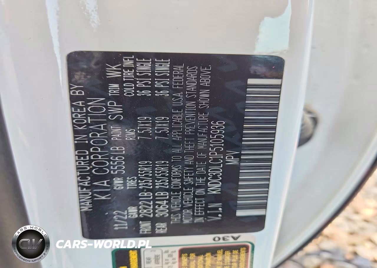 2023 Kia Ev6 Wind VIN:KNDC3DLC1P5105936 - 12