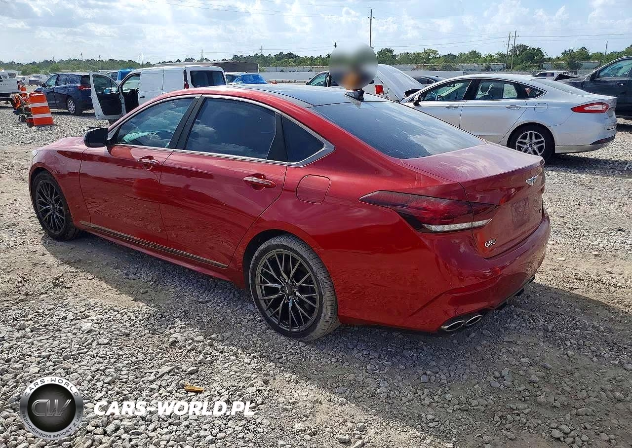 2019 Genesis G80 3.3T Sport VIN:KMTFN4JB9KU322409 - 2