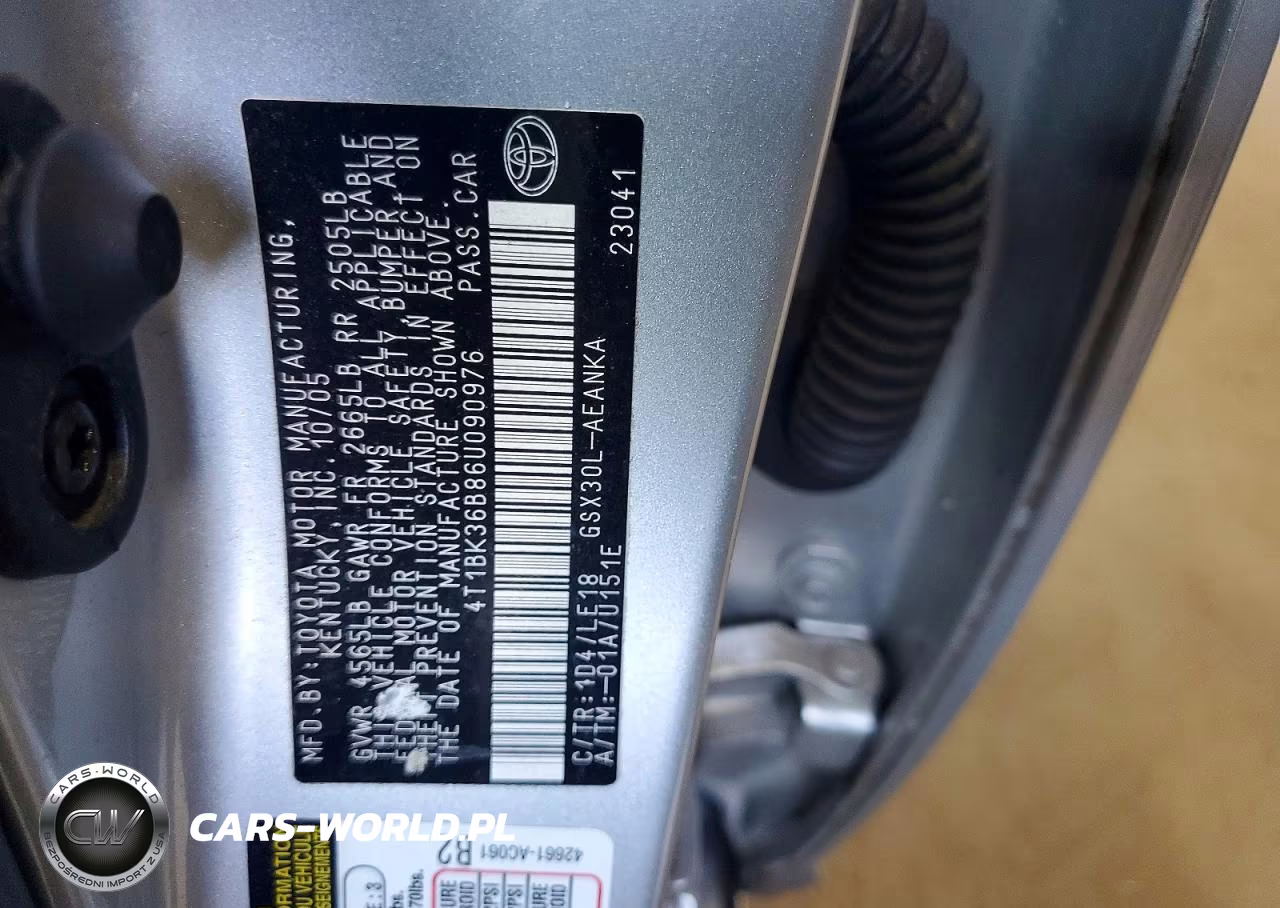 2006 Toyota Avalon Touring VIN:4T1BK36B86U090976 - 13