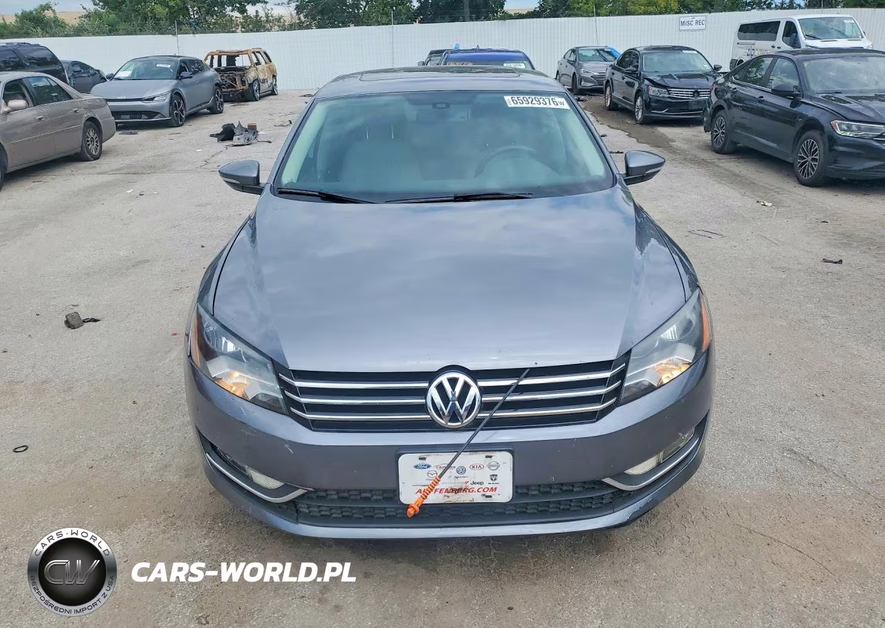 2012 Volkswagen Passat Se VIN:1VWBN7A32CC086973 - 5