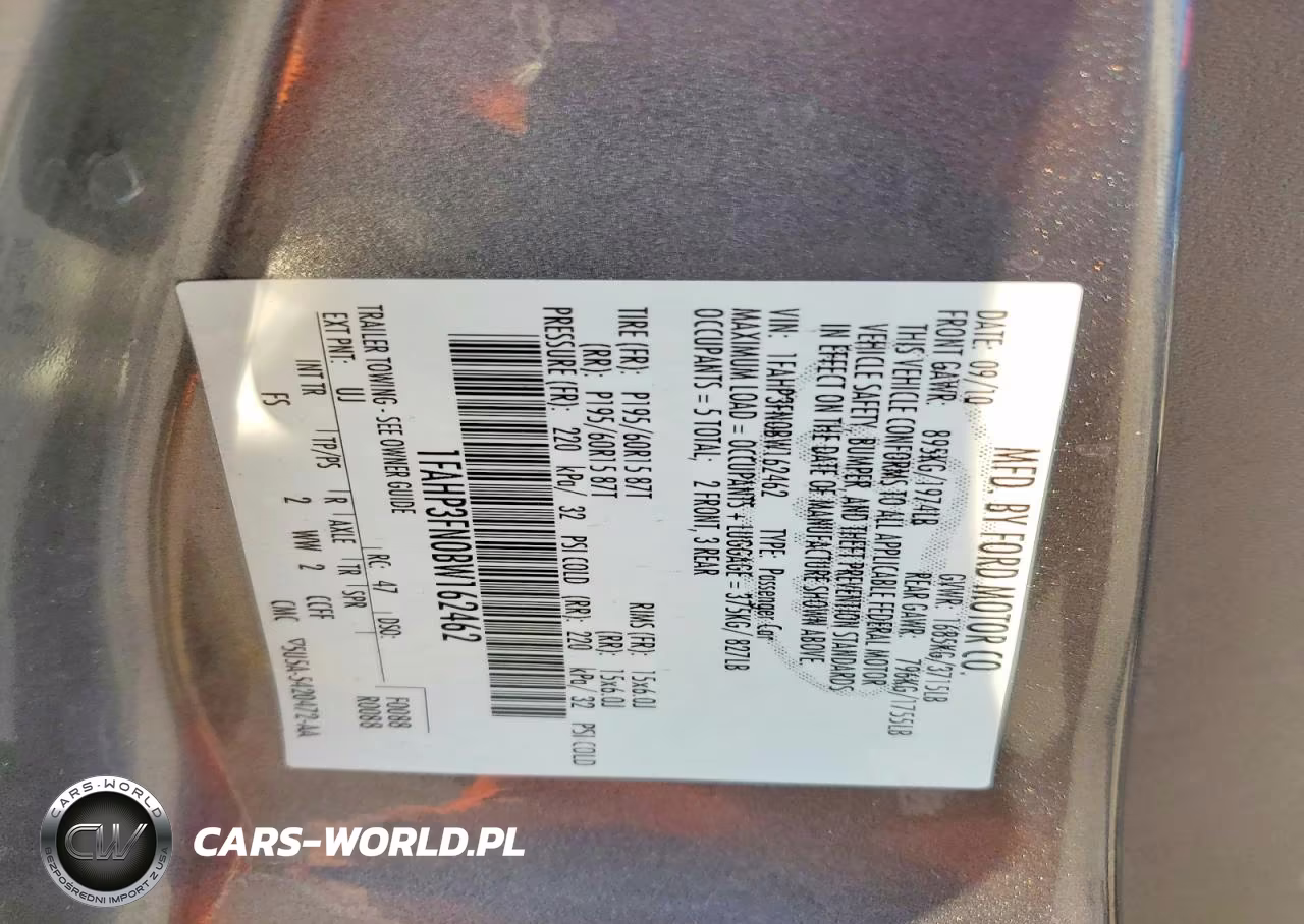 2011 Ford Focus Se VIN:1FAHP3FN0BW162462 - 12