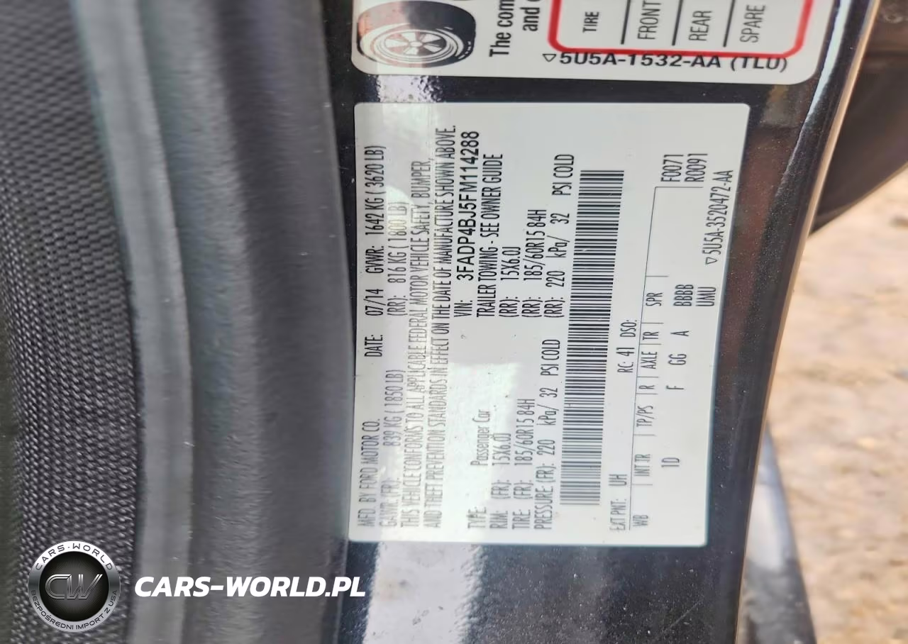 2015 Ford Fiesta Se VIN:3FADP4BJ5FM114288 - 12