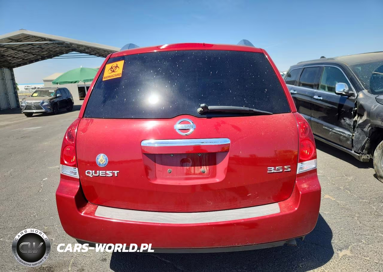 2008 Nissan Quest 3.5 VIN:5N1BV28U78N103133 - 6