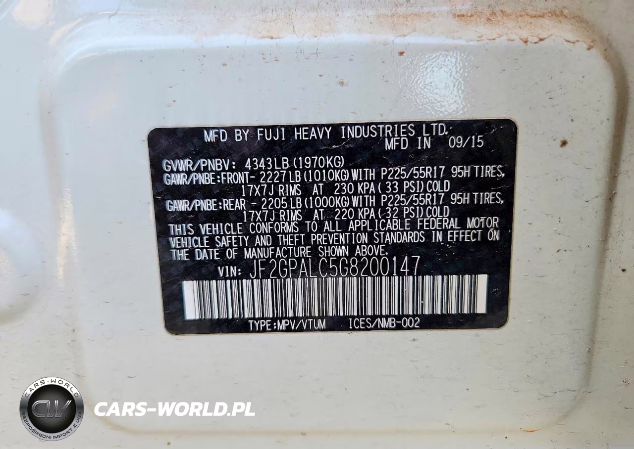 2016 Subaru Crosstrek Limited VIN:JF2GPALC5G8200147 - 13