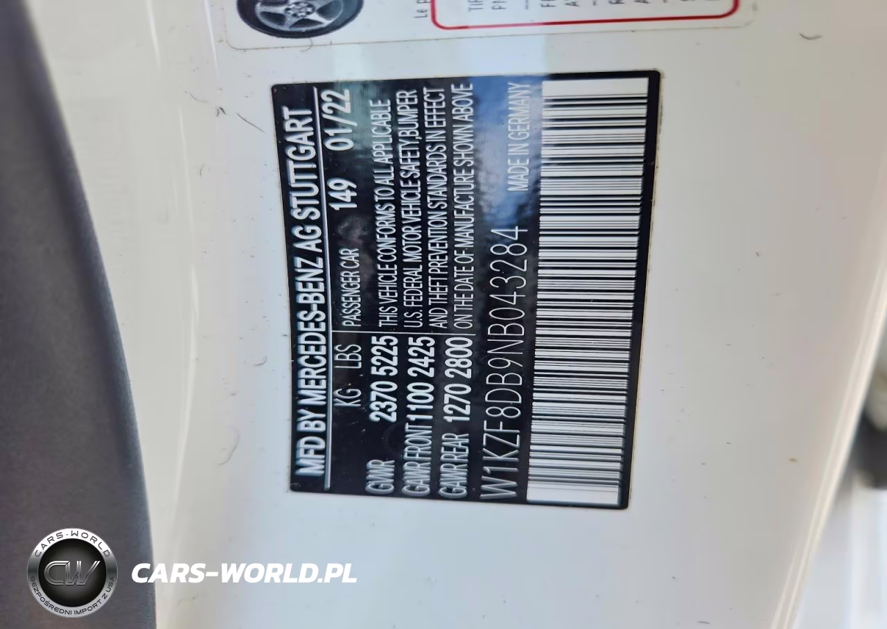 2022 Mercedes-Benz E 350 VIN:W1KZF8DB9NB043284 - 12